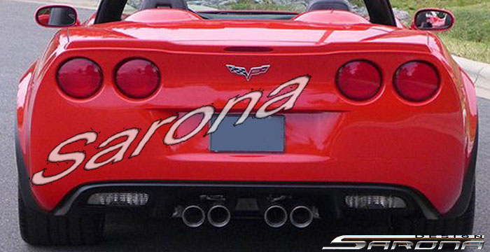 Custom Chevy Corvette  Convertible Trunk Wing (2005 - 2013) - $390.00 (Part #CH-038-TW)
